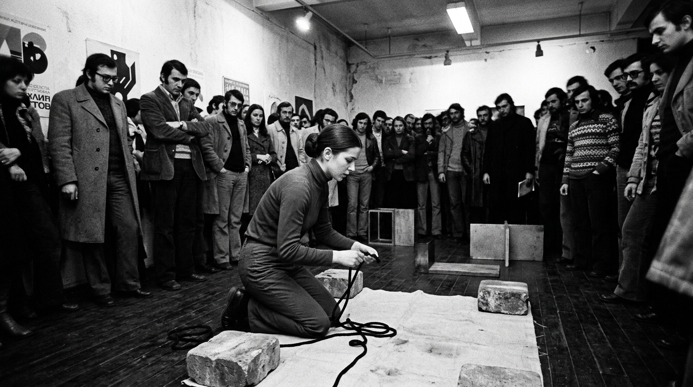Marina Abramović u SKC-u: Počeci radikalnog telesnog performansa